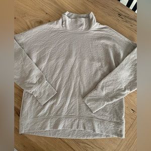 RBX‎ Women’s Training Long Sleeve Wide Mock Turtleneck Beige Taupe Preown…